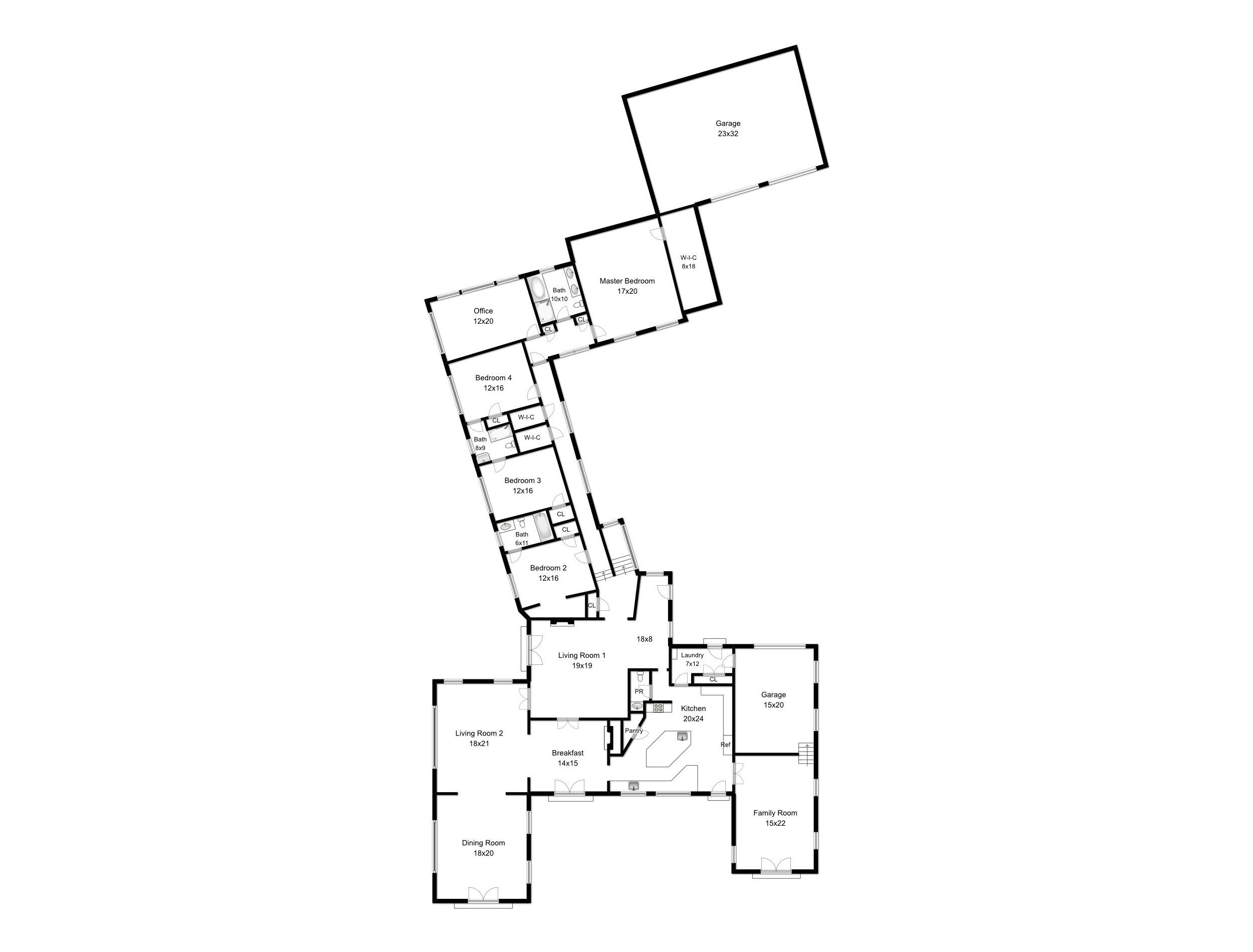 337 Brookside Road Darien, CT 06820 - Photo 33 of 35 a picture of floor plan