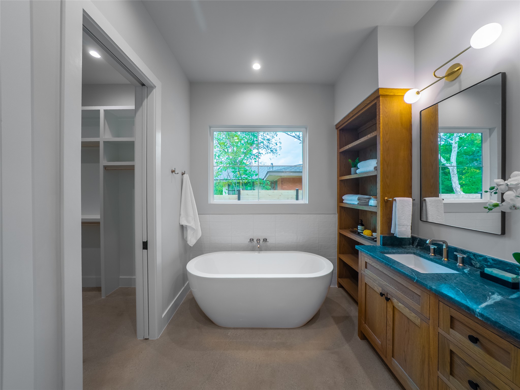 4510 Pack Saddle Pass Austin, TX 78745 - Photo 11 of 26 Primary bath's large Soaking tub