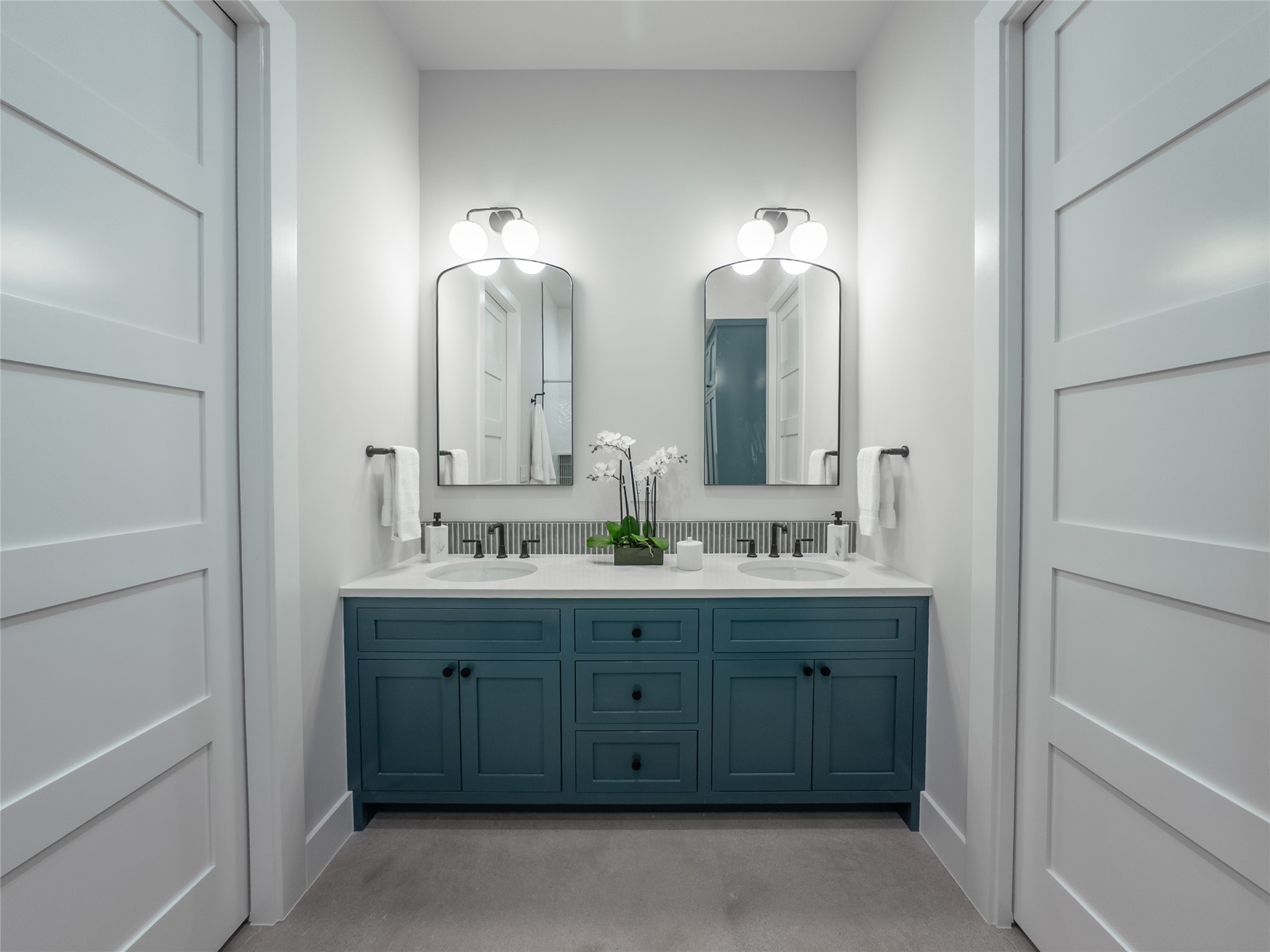 4510 Pack Saddle Pass Austin, TX 78745 - Photo 16 of 26 Secondary bath with dual sinks