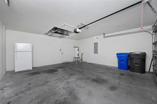 a view of a garage