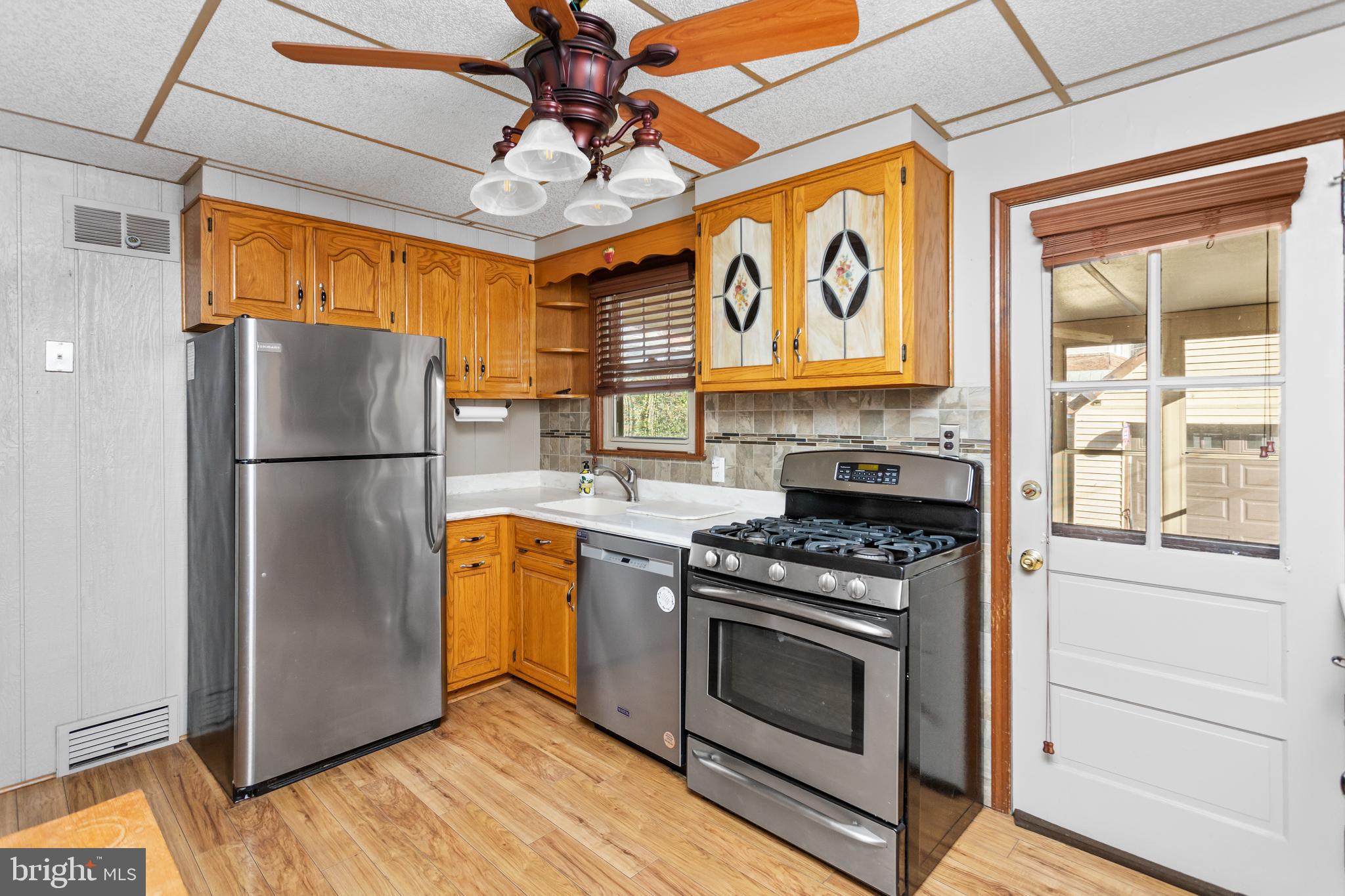 6 7th Avenue Roebling, NJ 08554 - Photo 11 of 42 a kitchen with stainless steel appliances granite countertop a refrigerator a stove and a sink