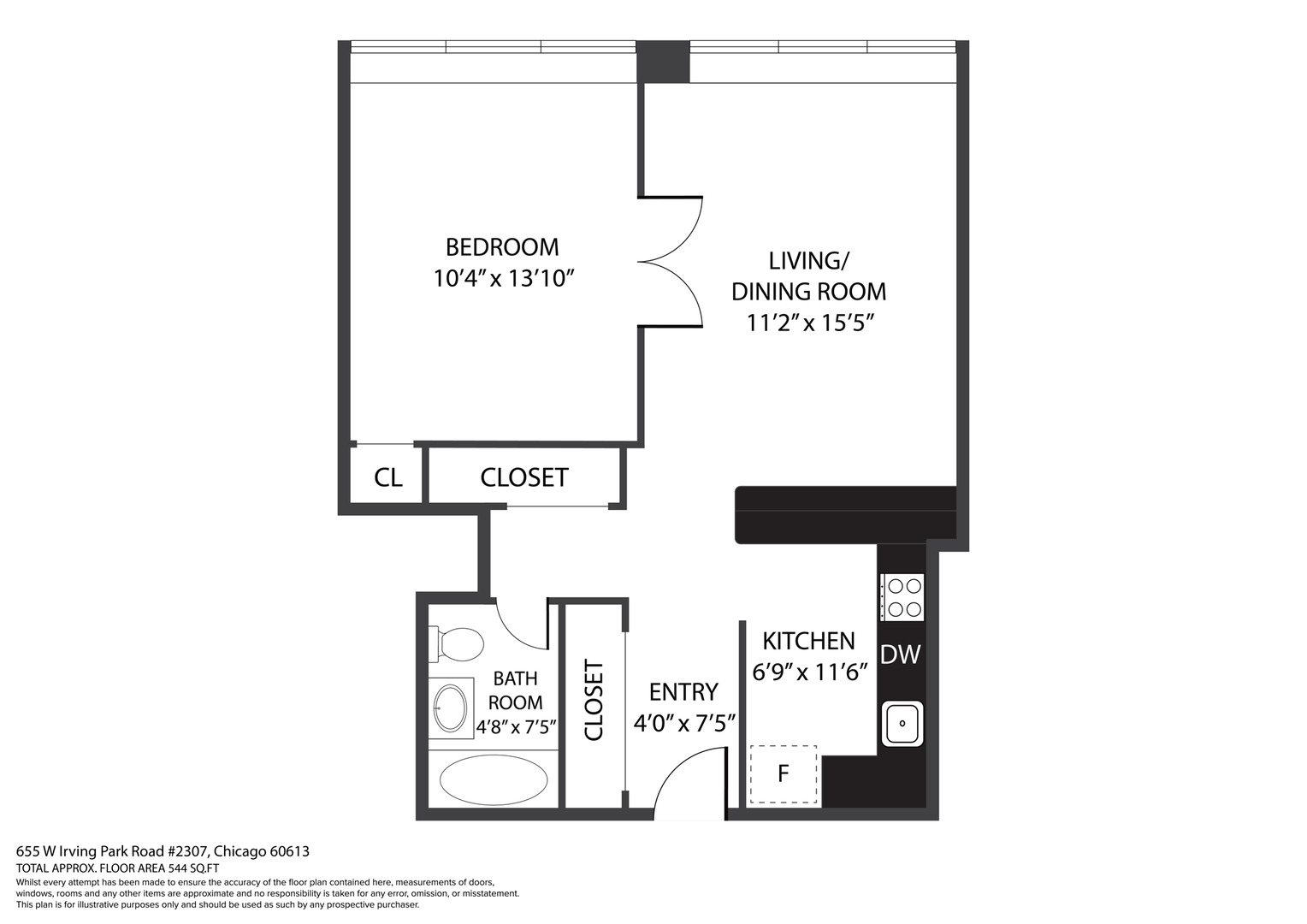 655 West Irving Park Road, Unit 2307 Chicago, IL 60613 - Photo 23 of 28 Gallery Image 23