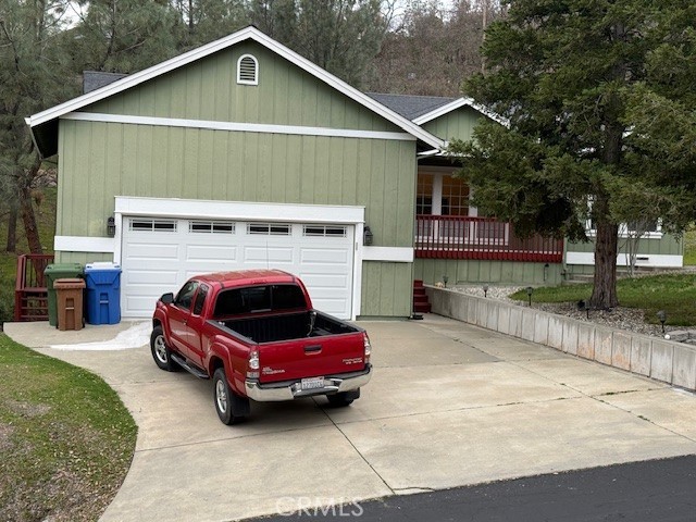 a car parked in front of house