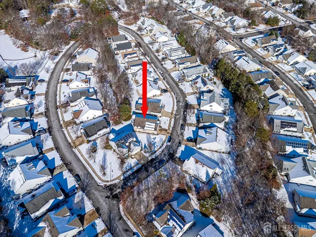 a city view with tall buildings