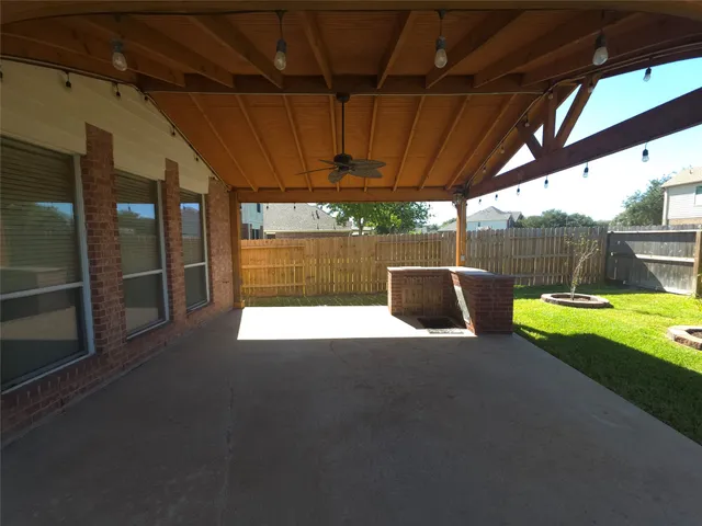 a view of porch and patio