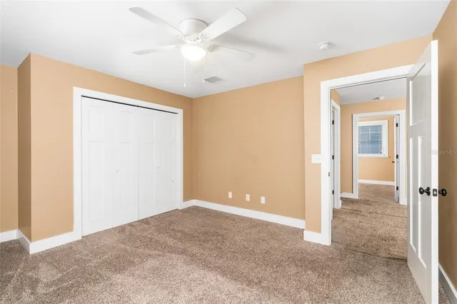 a view of a big room with closet area