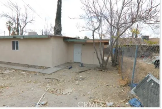 a backyard of a house