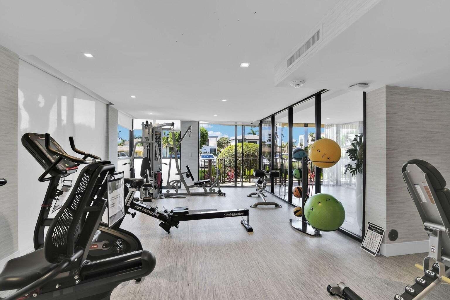 859 Jeffery Street, Unit 5090 Boca Raton, FL 33487 - Photo 52 of 55 a view of a room with gym equipment
