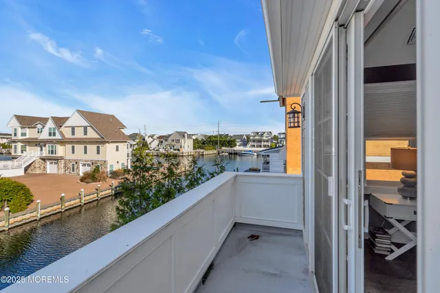 a view of city from balcony