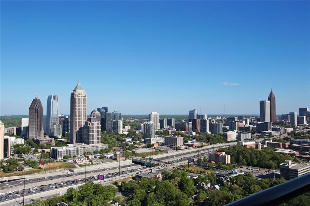270 17th Street Northwest, Unit 4201 Atlanta, GA 30363 - Photo 20 of 23 a view of a city with tall buildings