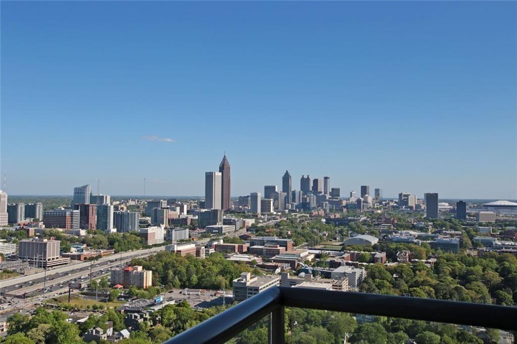 270 17th Street Northwest, Unit 4201 Atlanta, GA 30363 - Photo 9 of 23 a view of a city with tall buildings