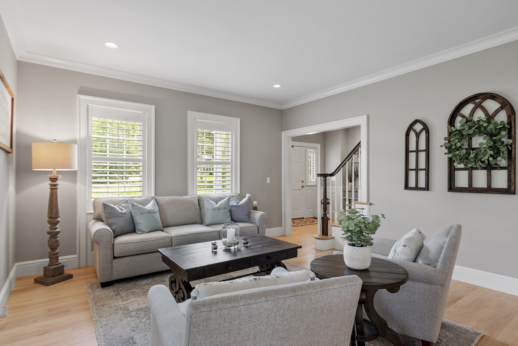 26 Mill Pond Road Bolton, MA 01740 - Photo 13 of 42 a living room with furniture and a large window