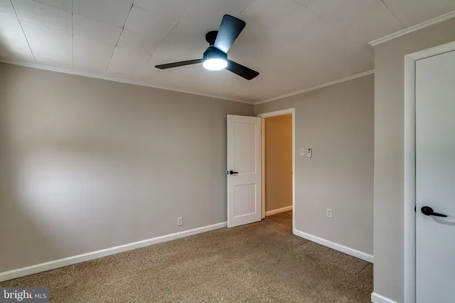 a view of an empty room