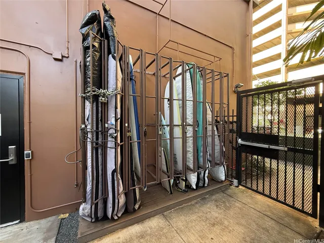 a view of front door