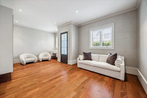 a view of a patio with swimming pool