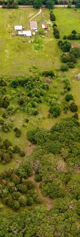 a aerial view of a yard