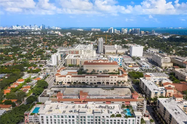 an aerial view of city