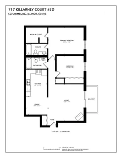 $207,500 | 717 Killarney Court, Unit 2D, Schaumburg, IL 60193