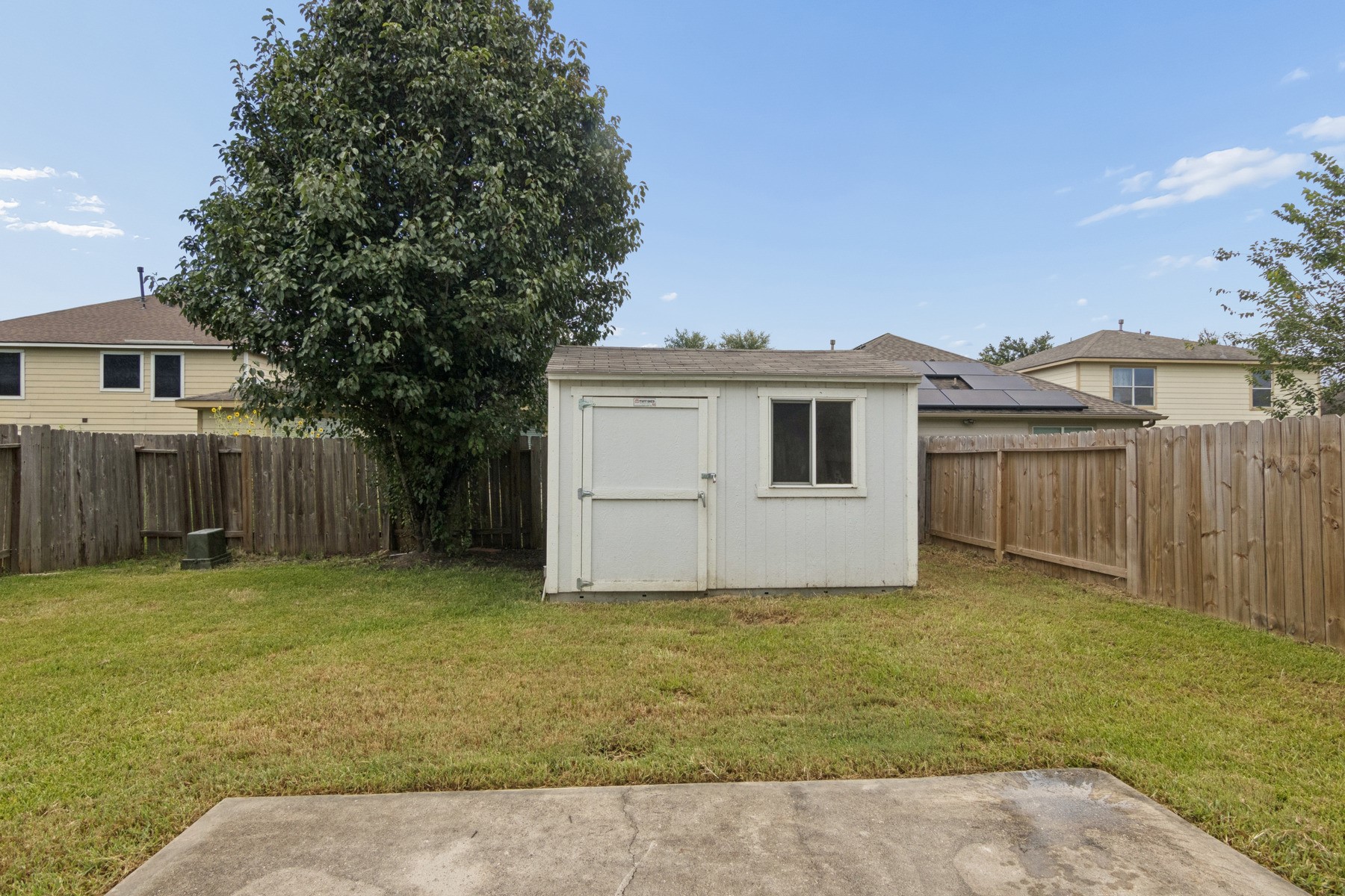 14211 Brunswick Point Lane Houston, TX 77047 - Photo 15 of 17 Nice size backyard with shed in good condition.