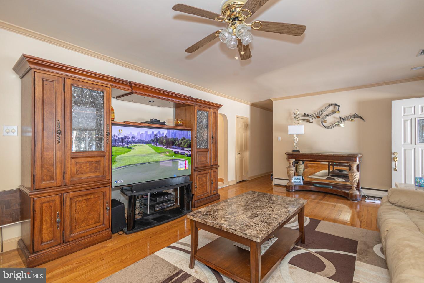 612 Double Woods Road Langhorne, PA 19047 - Photo 20 of 44 a living room with furniture and a flat screen tv