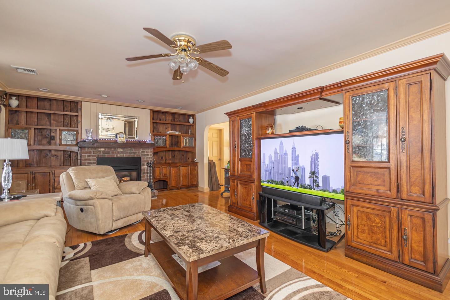 612 Double Woods Road Langhorne, PA 19047 - Photo 21 of 44 a living room with furniture and a flat screen tv