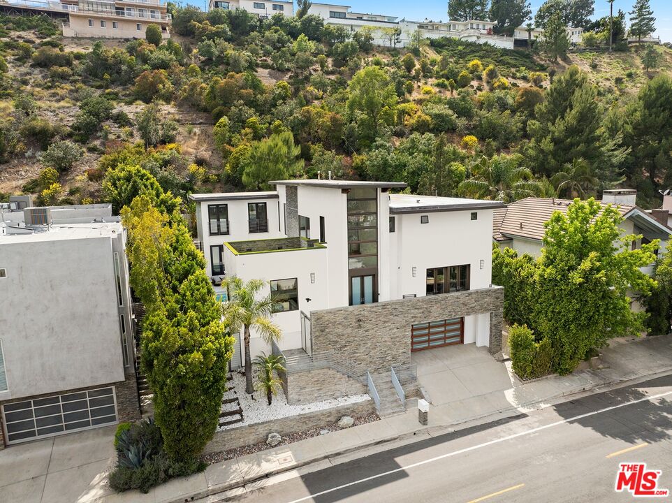 2437 Apollo Drive Los Angeles, CA 90046 - Photo 27 of 27 an aerial view of a house with garden