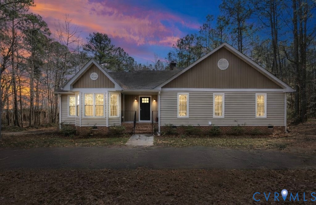 1373 Butler Branch Road Petersburg, VA 23805 - Photo 1 of 28 Ranch-style home featuring crawl space and roof wi