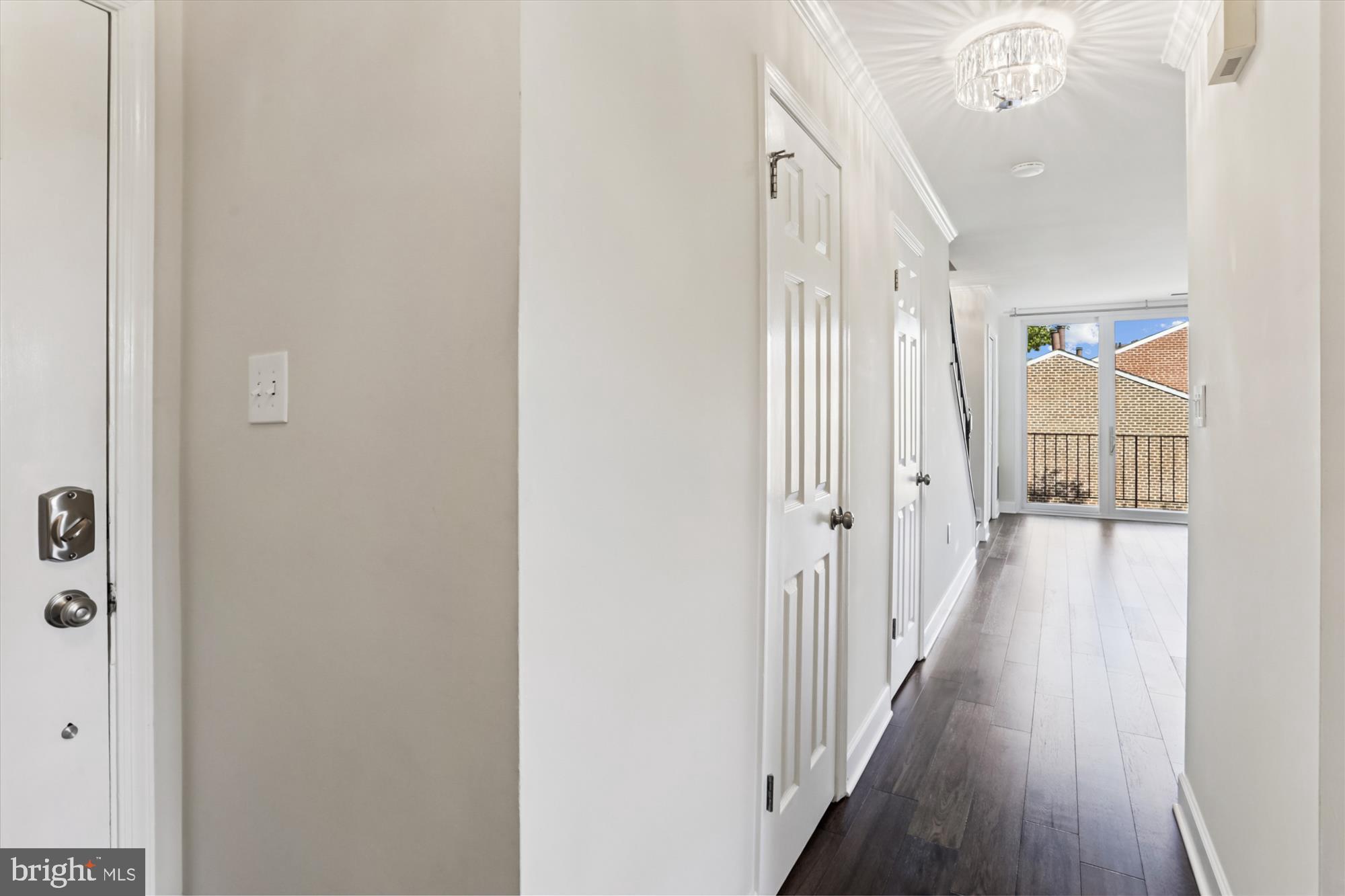 945 South Scott Street Arlington, VA 22204 - Photo 12 of 39 a view of a hallway with wooden floor