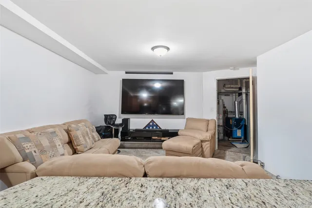 a picture of a bench in front of door