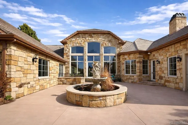 a front view of house