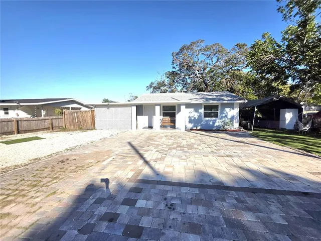 a house view with a outdoor space