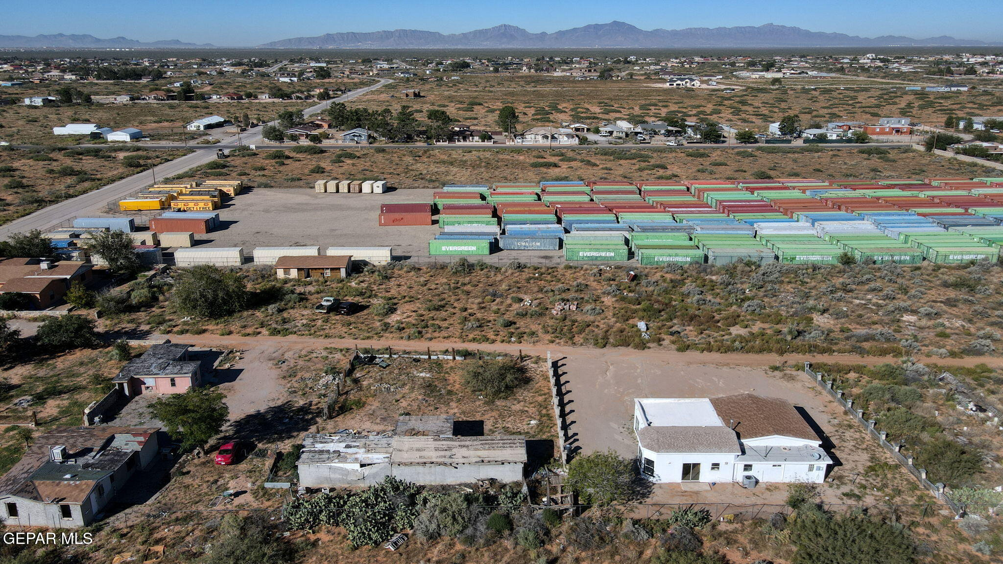 14573 B Van Fleet Road El Paso, TX 79938 - Photo 92 of 128 an aerial view of residential houses with outdoor space