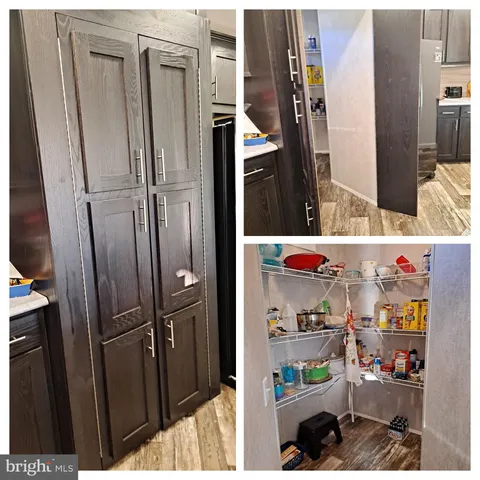 a view of storage and utility room