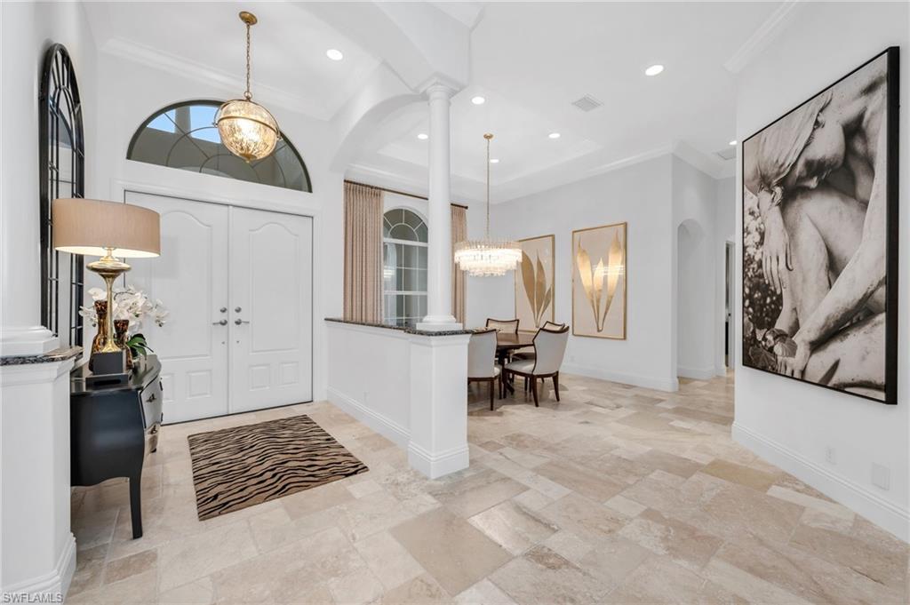 11978 Maidstone Court Naples, FL 34120 - Photo 13 of 44 Foyer and Dining Room