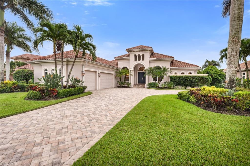 11978 Maidstone Court Naples, FL 34120 - Photo 3 of 44 Front of Home with Garage