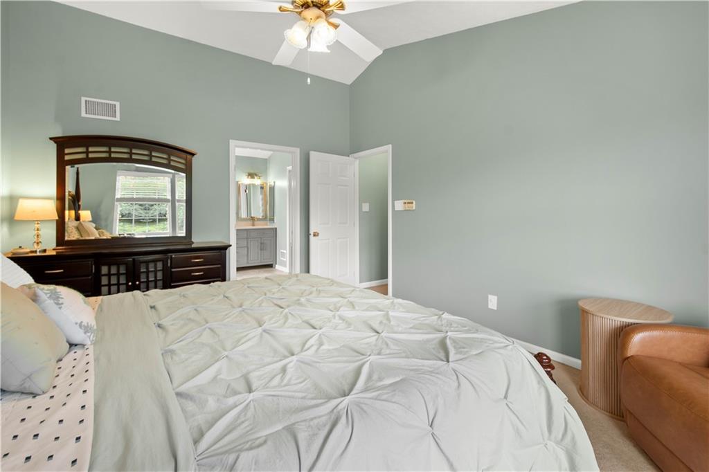 602 Birch Court Bridgeville, PA 15017 - Photo 25 of 47 a spacious bathroom with a double vanity sink and a mirror