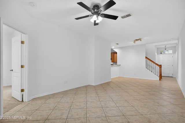 a view of an empty room