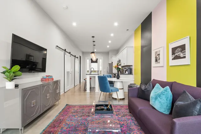 a close view of washer and dryer