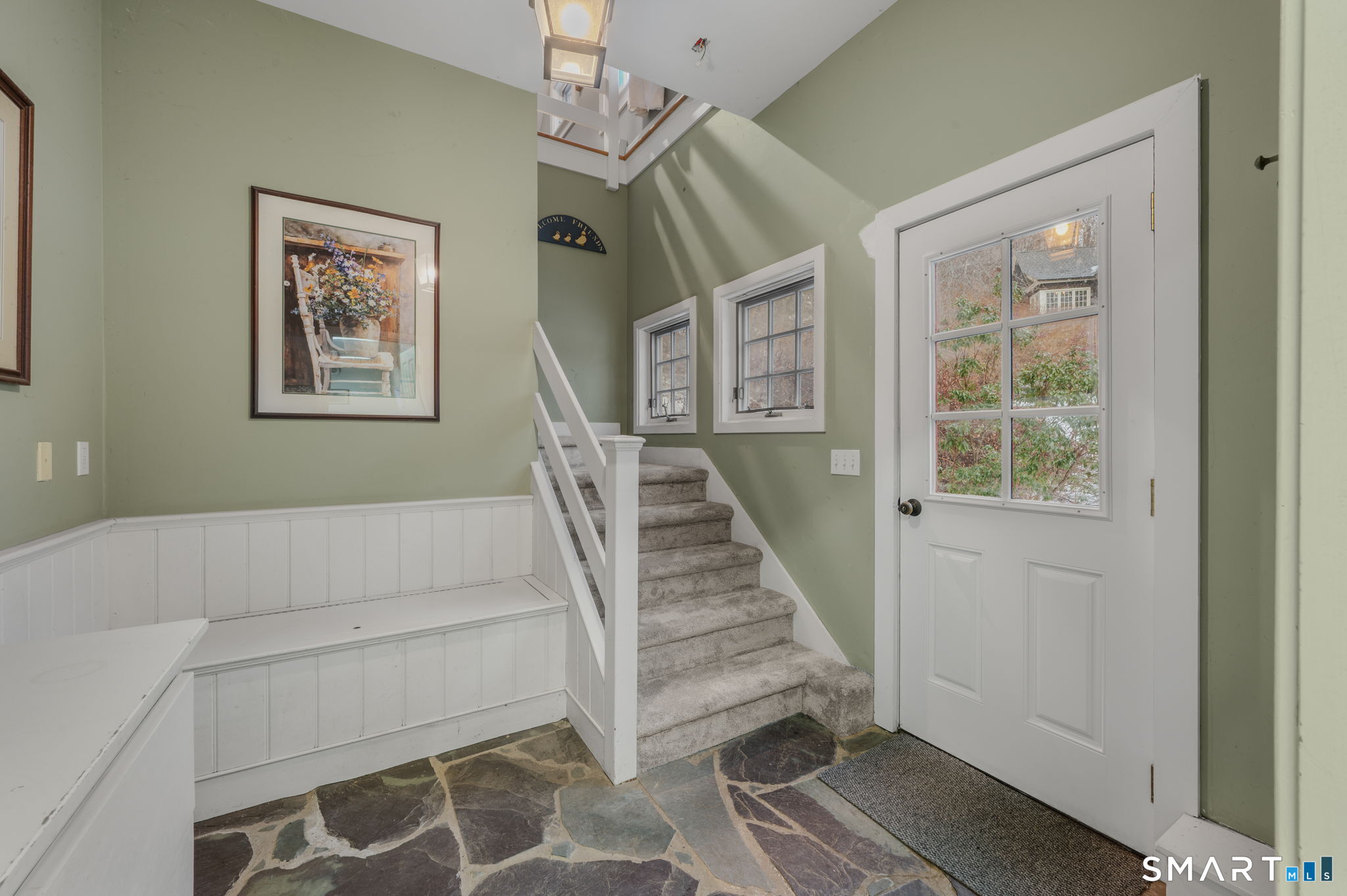 108 Westbrook Road Essex, CT 06409 - Photo 12 of 40 a view of entryway and hall with wooden floor