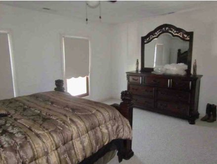 2529 Shaw Road West Brooklyn, IL 61378 - Photo 13 of 15 a bedroom with a bed and dresser with mirror