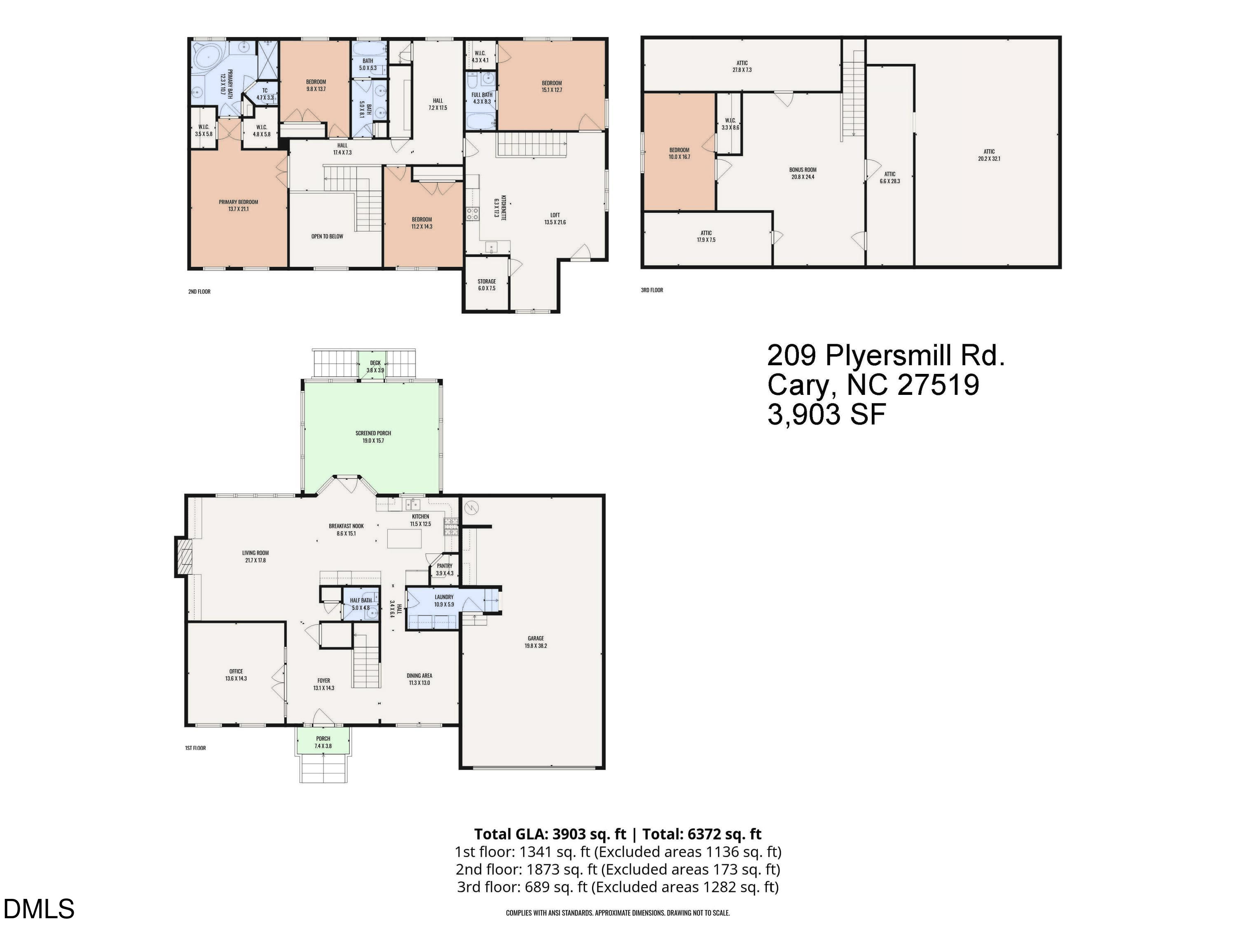 209 Plyersmill Road Cary, NC 27519 - Photo 50 of 50 Floor Plan