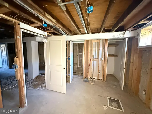 a close view of a bathroom