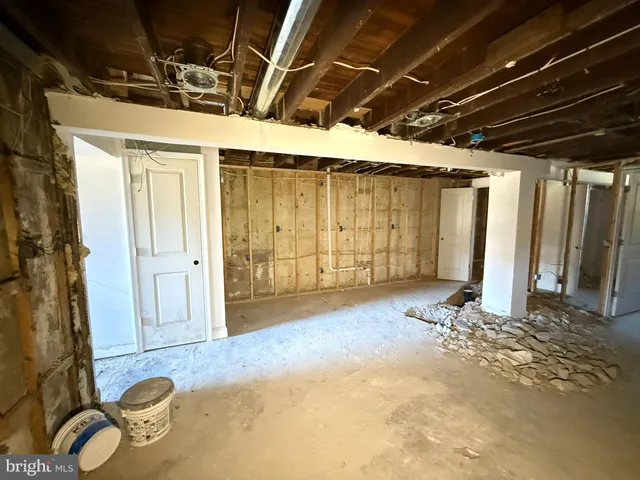 a view of a storage & utility room