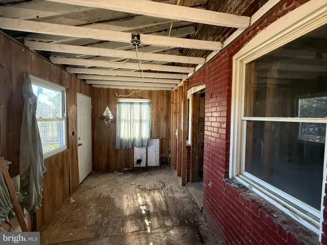 a view of an entryway door