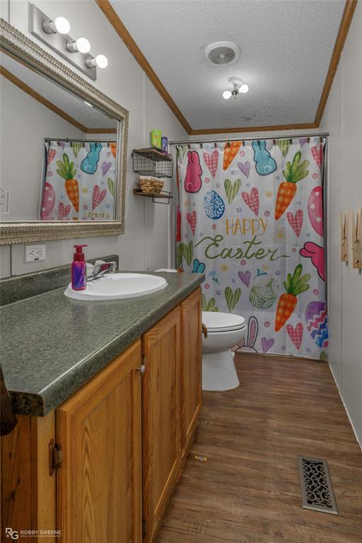 10660 Bowen Road Vivian, LA 71082 - Photo 14 of 27 a bathroom with a sink mirror and toilet