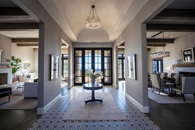 a view of a house with a patio