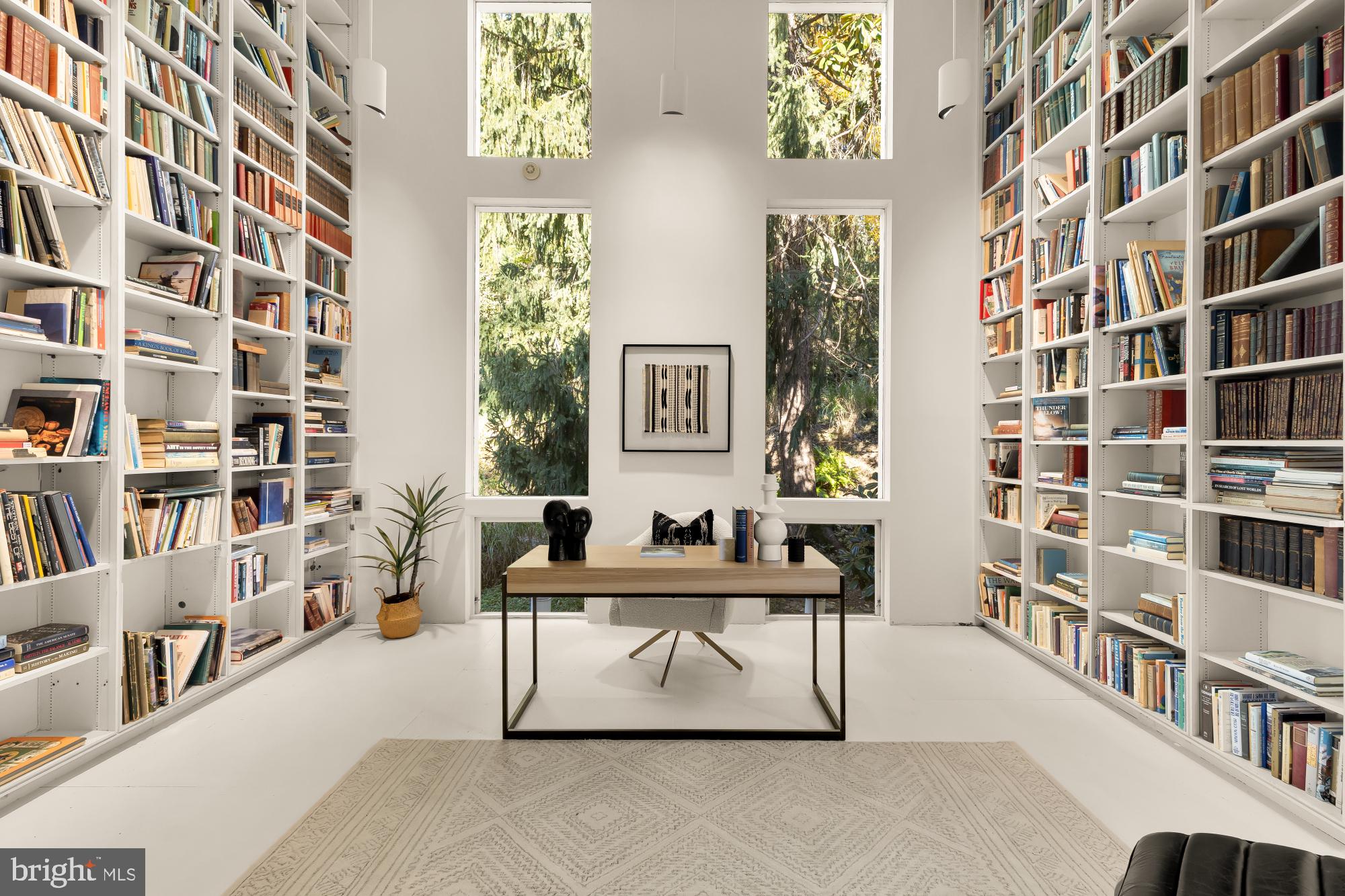 3524 Williamsburg Lane Northwest Washington, DC 20008 - Photo 6 of 49 a living room with furniture and a book shelf