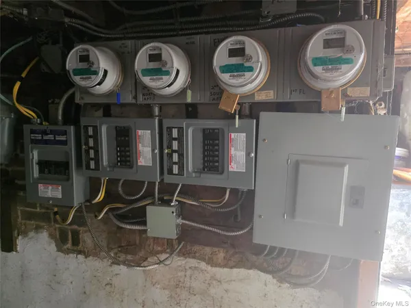 a view of a storage and utility room