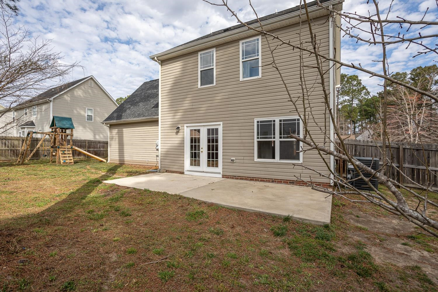 4016 Landover Lane Raleigh, NC 27616 - Photo 13 of 16 Backyard with Big Patio
