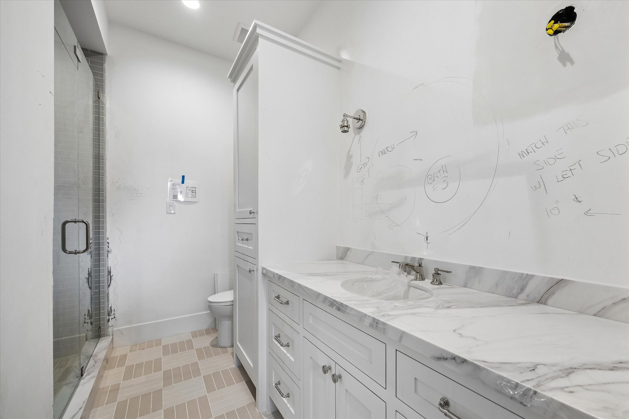 1328 Mickey Way Spring Valley Village, TX 77055 - Photo 16 of 26 One of the four secondary bathrooms. Pictured April 2026.